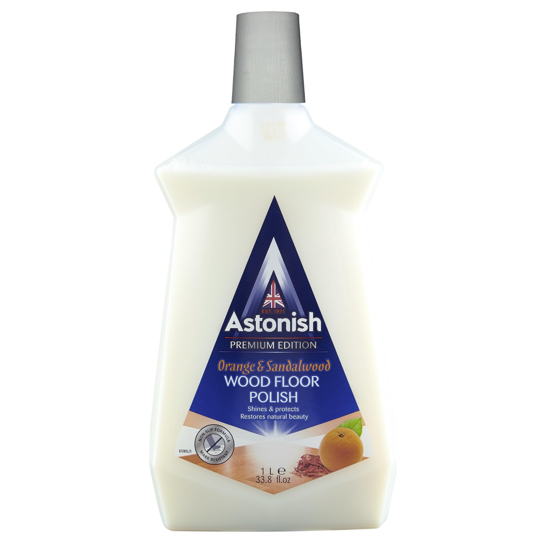 ASTONISH P/E WOOD FLOOR POLISH ORANGE & S/WOOD 1LT